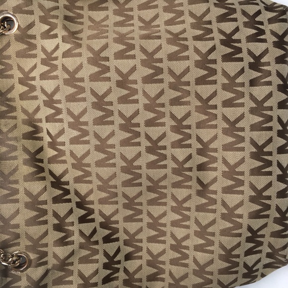 Michael Kors Signature JetSet Chain Tote Handbag 2Way Carry North/South - Picture 3 of 13